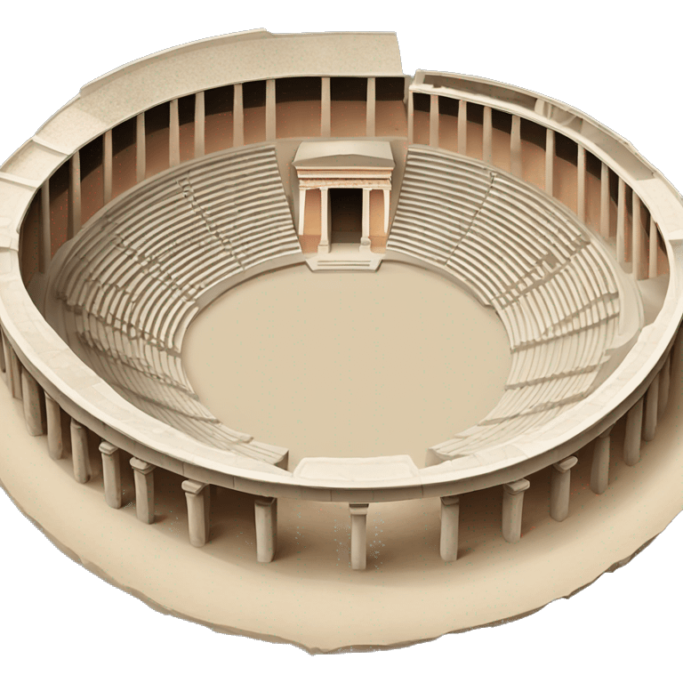 Ancient Greek Epidauros theatre emoji