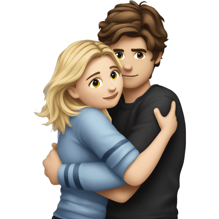 Emoji Chloe grace moretz hugging elrubiusomg emoji