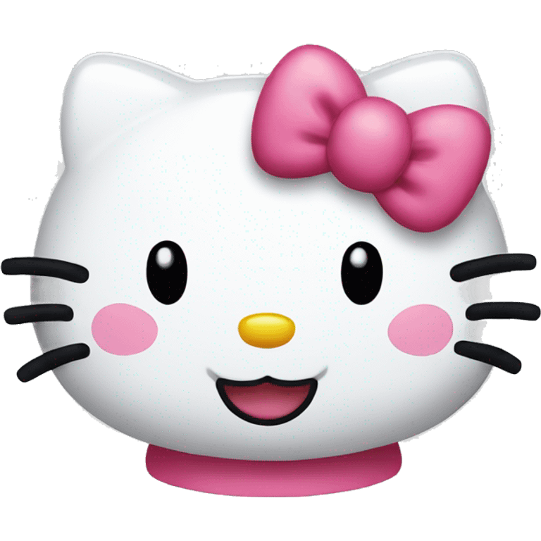 Hello kitty smiling  emoji