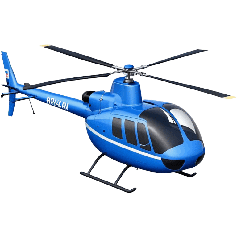 Robinson R44 - Robinson Helicopter Company (Model Year: 2021) (Iconic colour: Blue) emoji