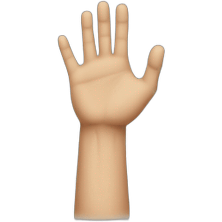 A hand making a R letter emoji