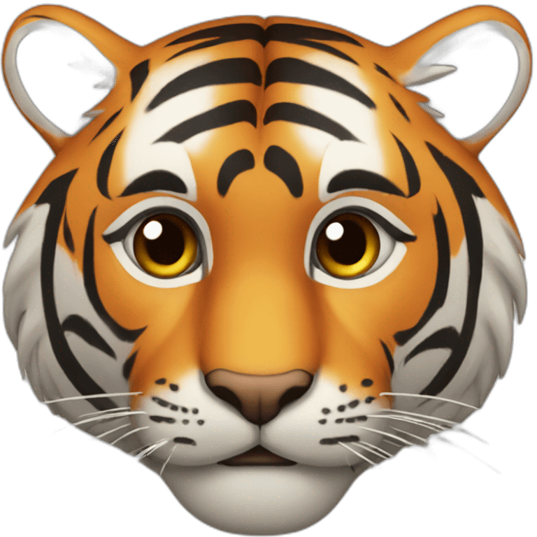 tiger's face emoji