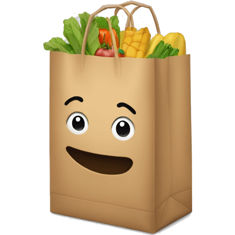 grocery bag emoji