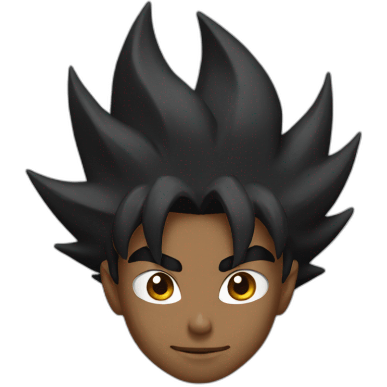 Black goku emoji