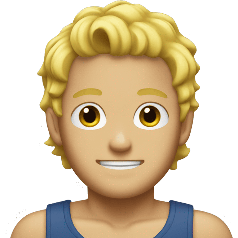 One Piece with blonde hair emoji