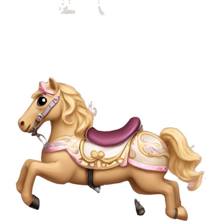 Light pink carousel  emoji