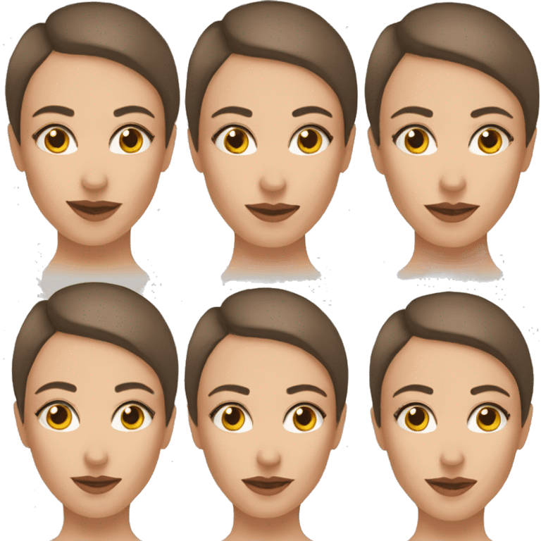 Facelift, facial contouring emoji