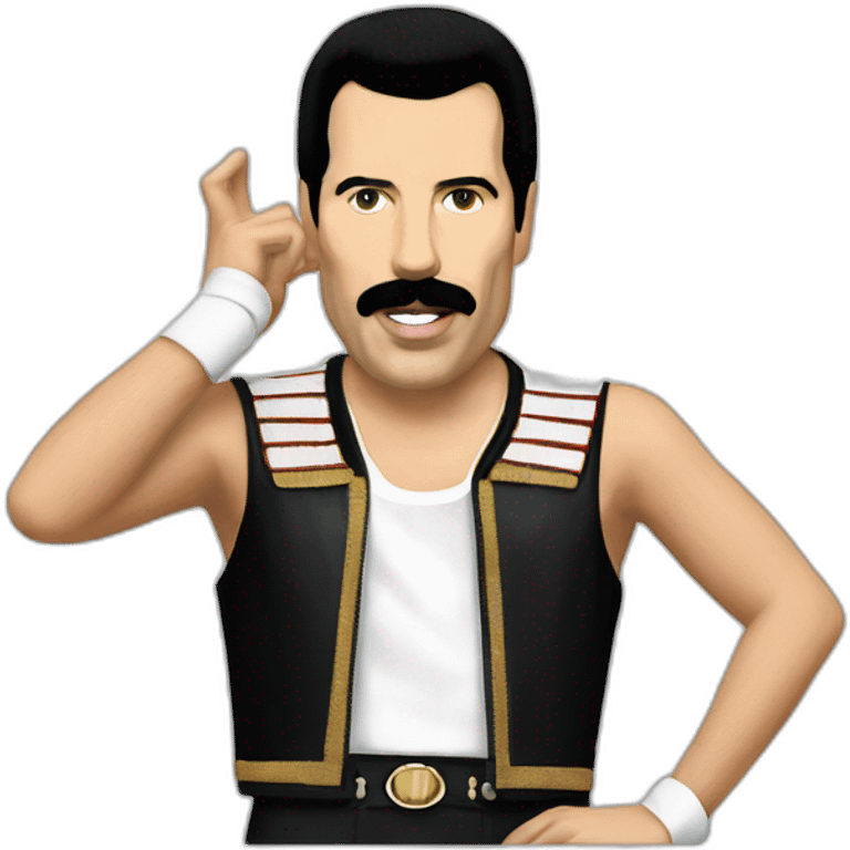 Freddie Mercury live aid festival  emoji