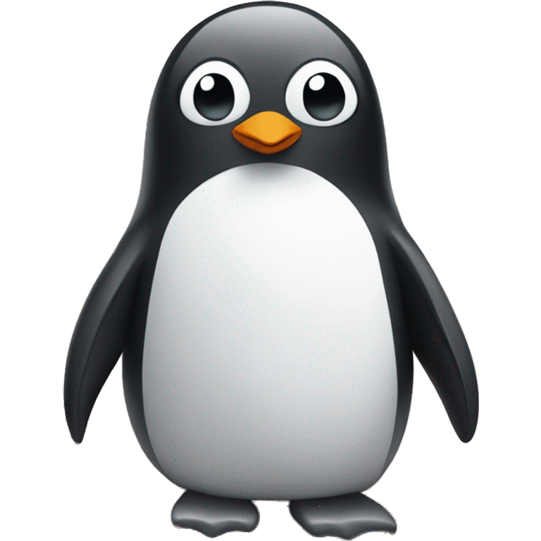 Penguin on surfboard  emoji