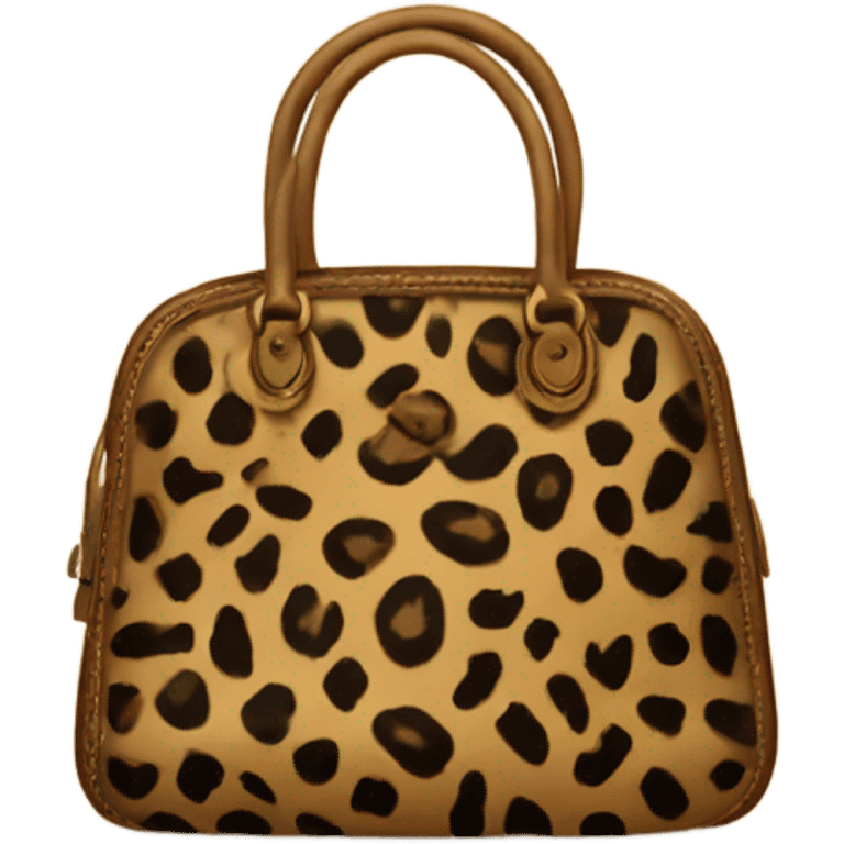 leopard color bag emoji