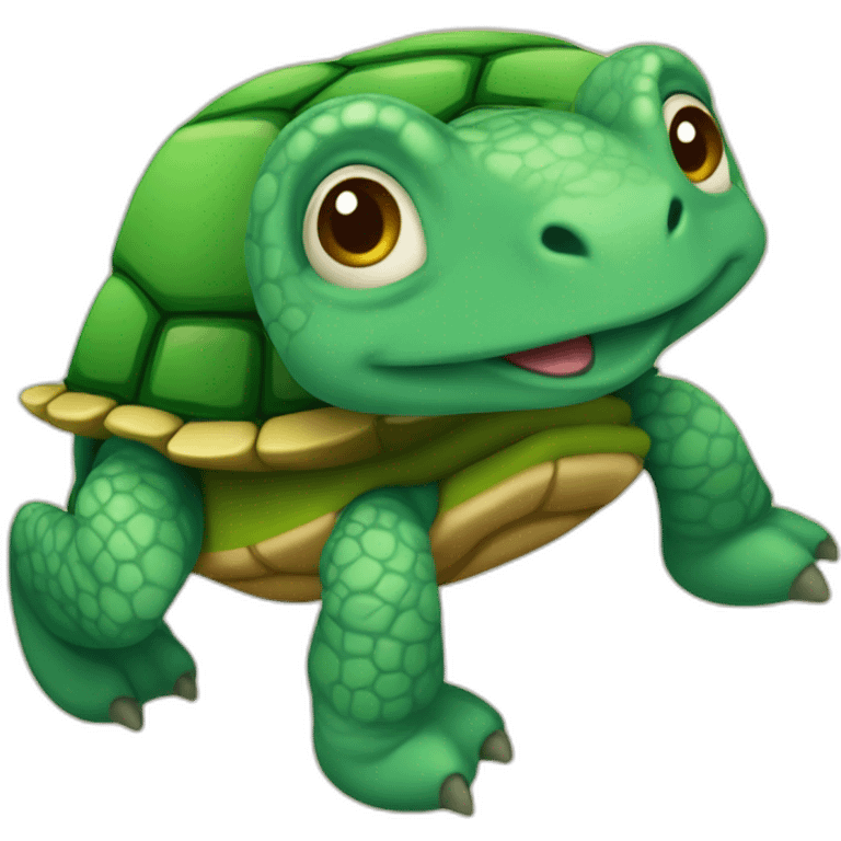 Cacahuete sur tortue emoji