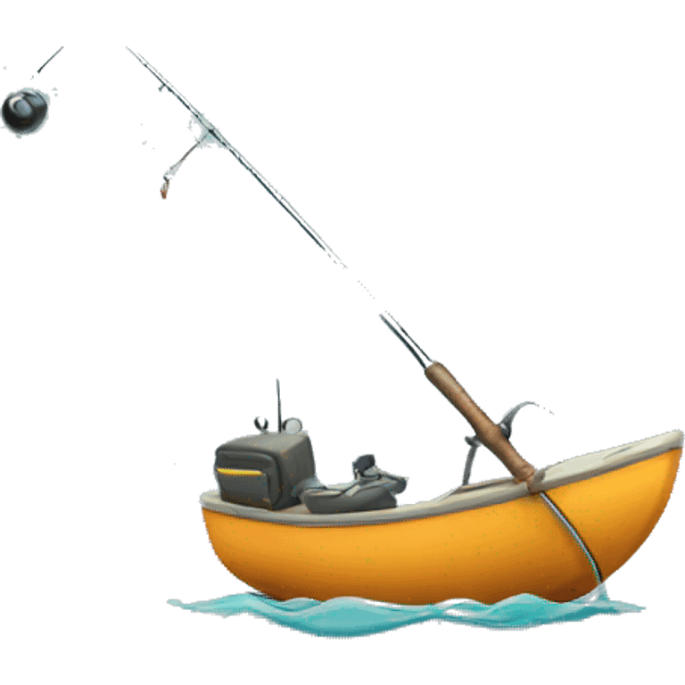 fishing rod with float emoji