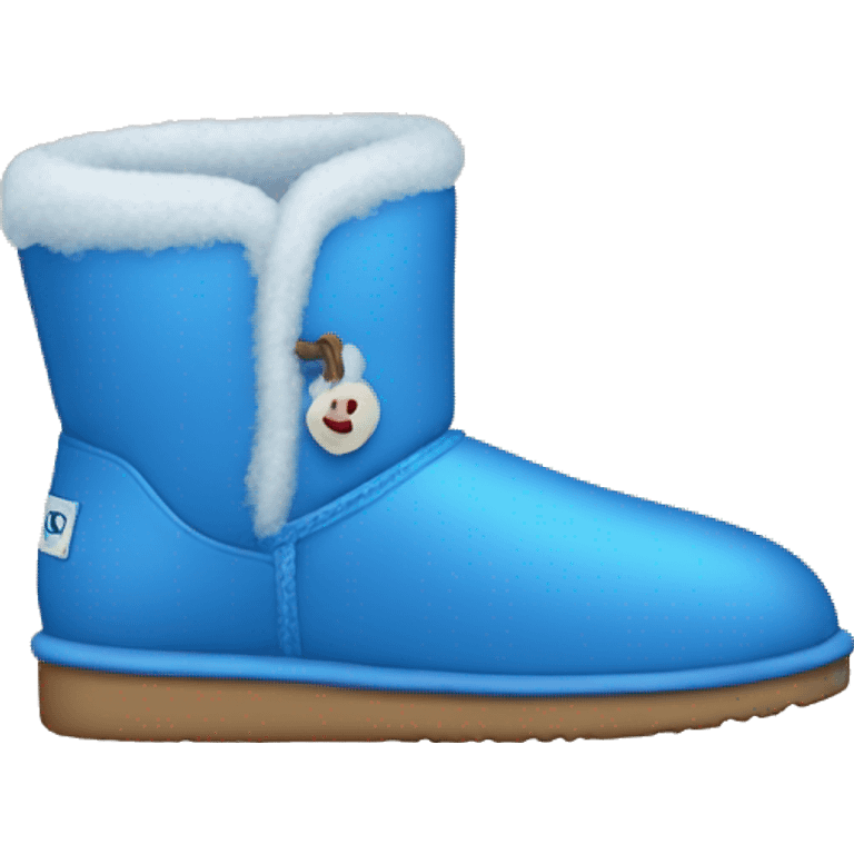 Blue UGGs ￼ emoji