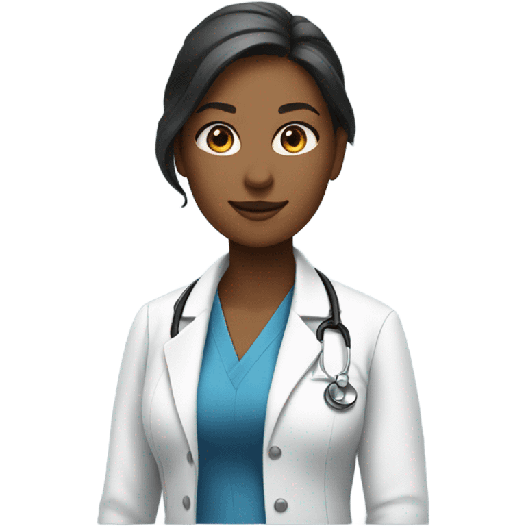 Woman doctor emoji