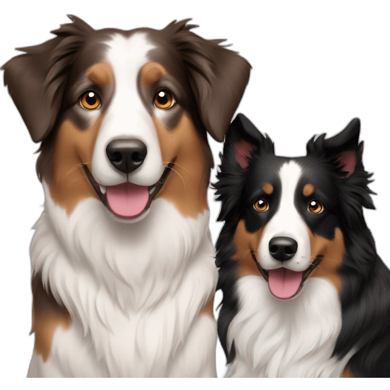 australian Shepard mixed with border collie emoji