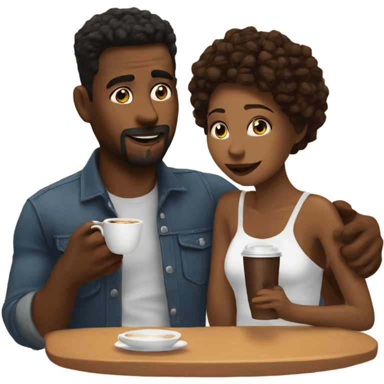 couple coffe date me  emoji