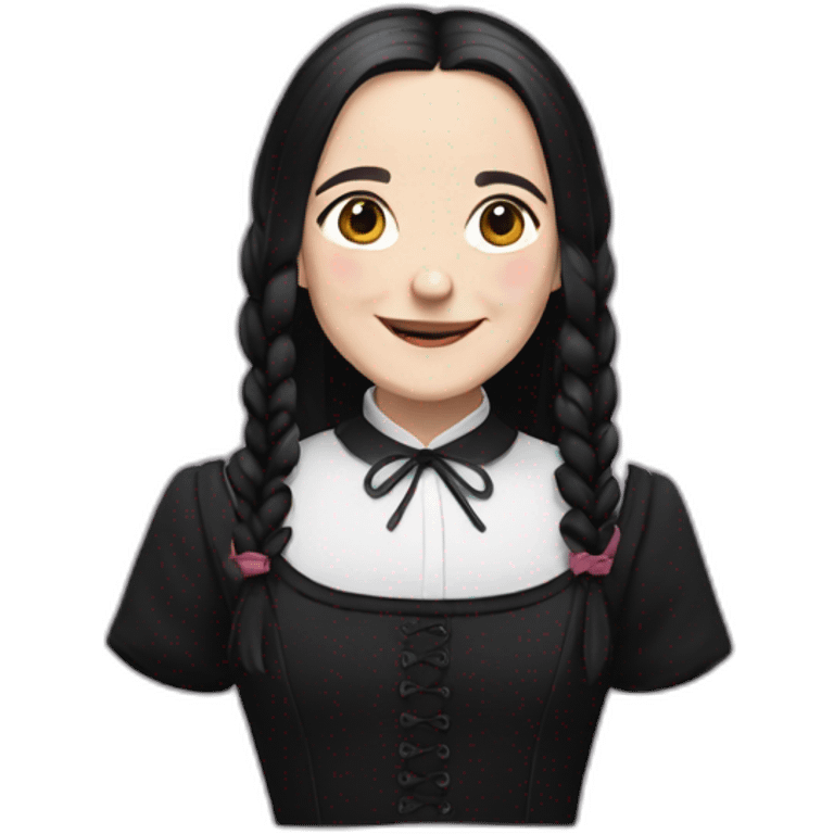 Wednesday adams happy emoji