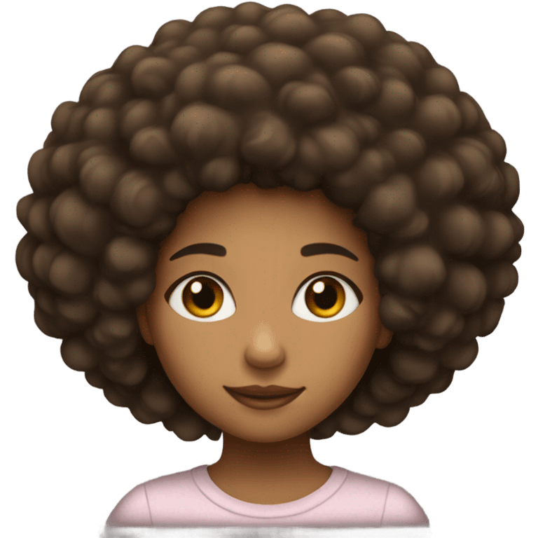 Afro girl  emoji