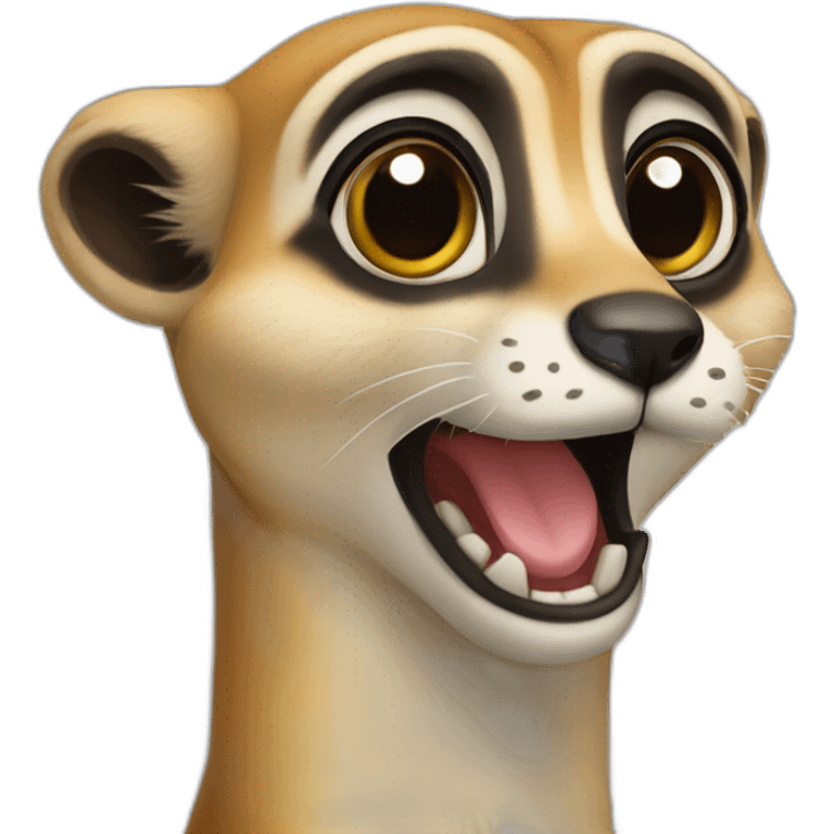 Suricate heureux emoji