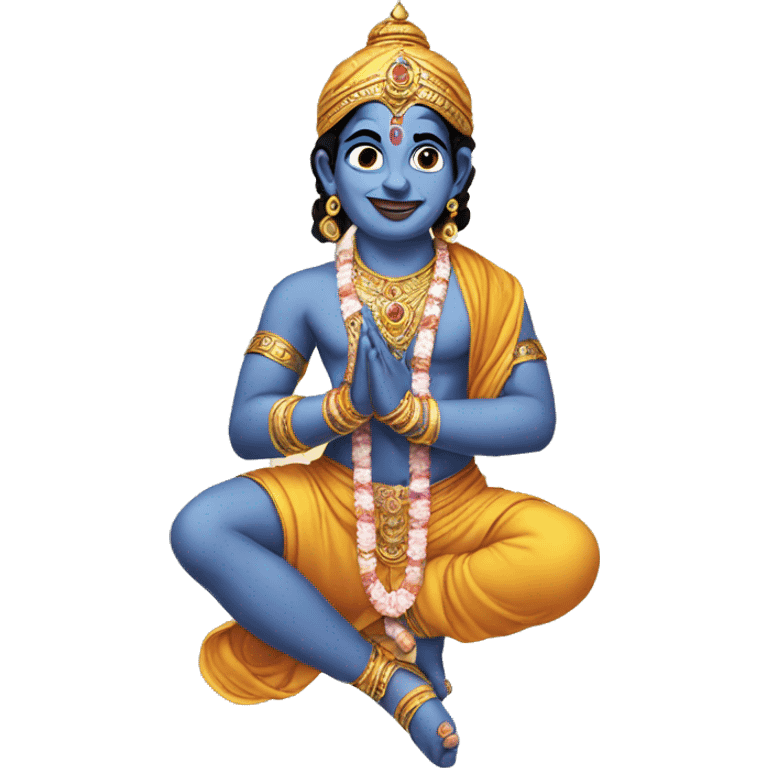 Krishna in Radham emoji