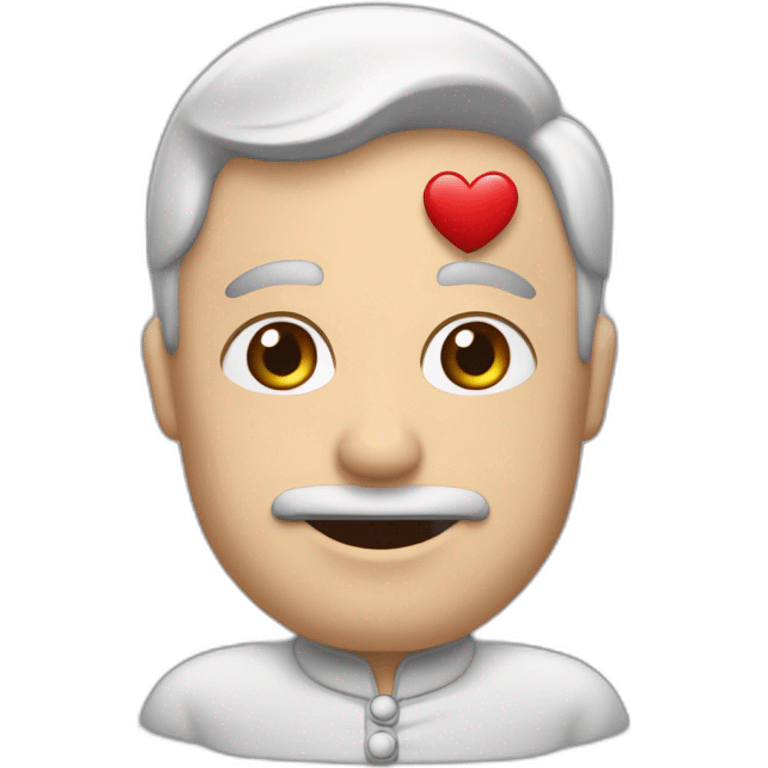 Doigt d’honneur avec de l’amour  emoji