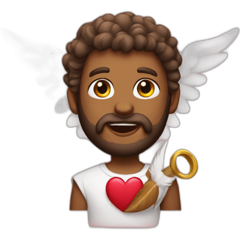 cupid with beard emoji