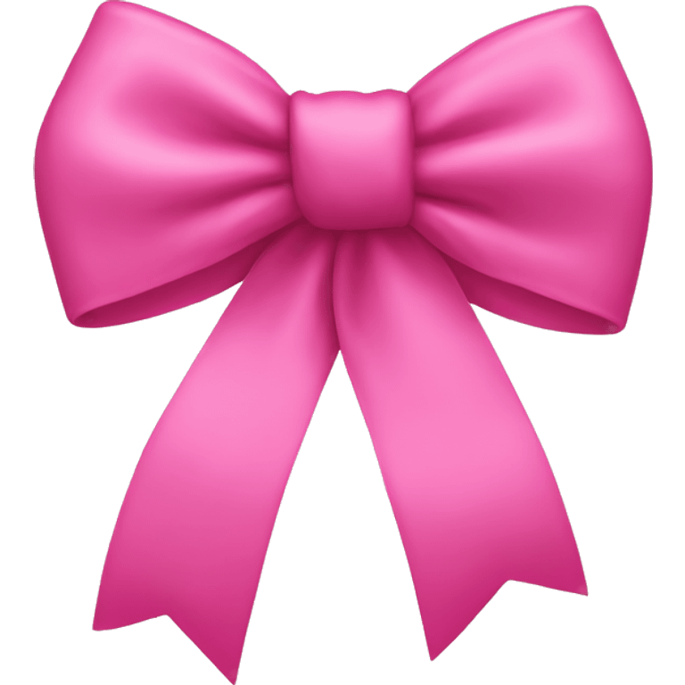 Pink bow emoji