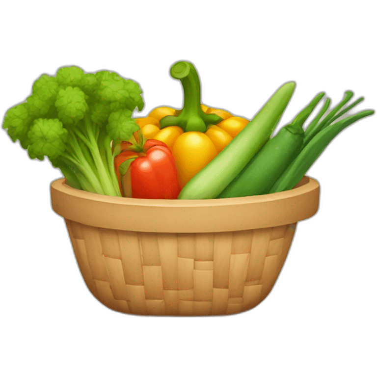 vegetables basket emoji