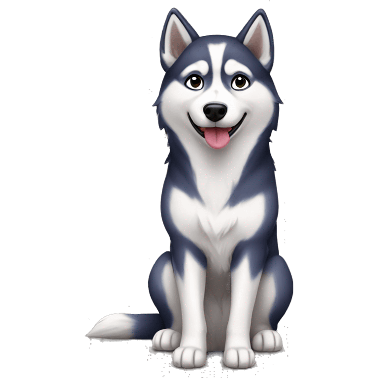 Husky girl  emoji