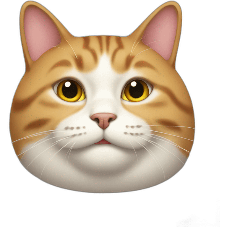 a fat cat emoji