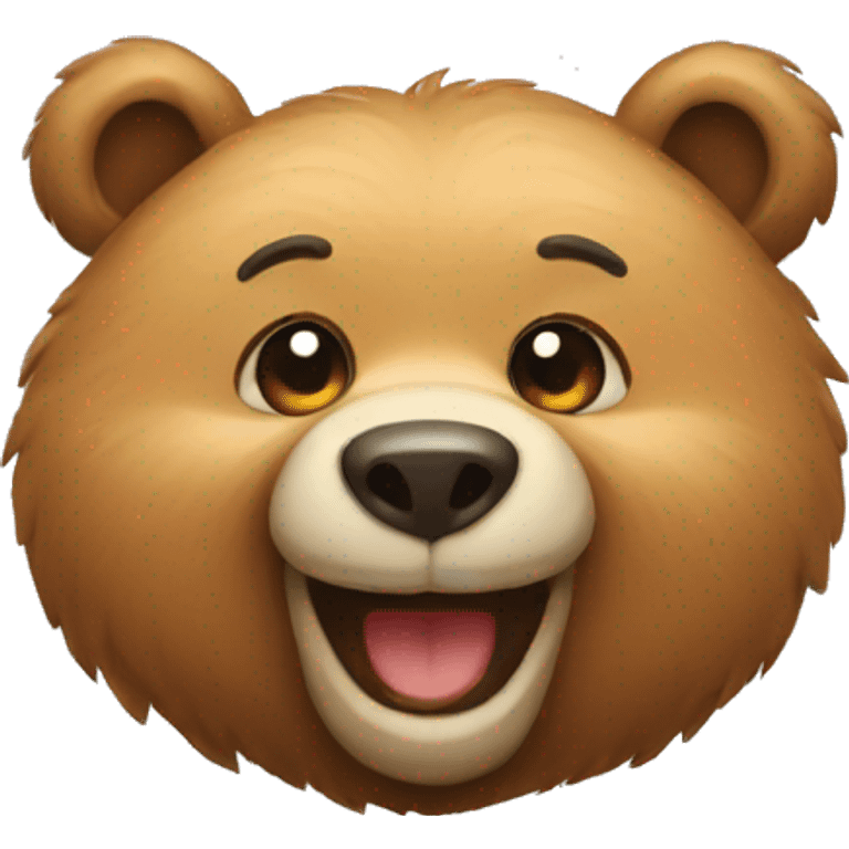 smiling bear emoji