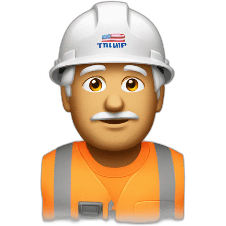 Trump en chantier emoji