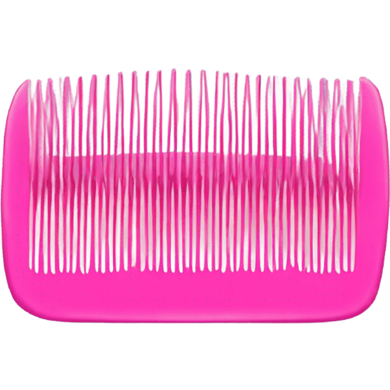 Pink comb emoji