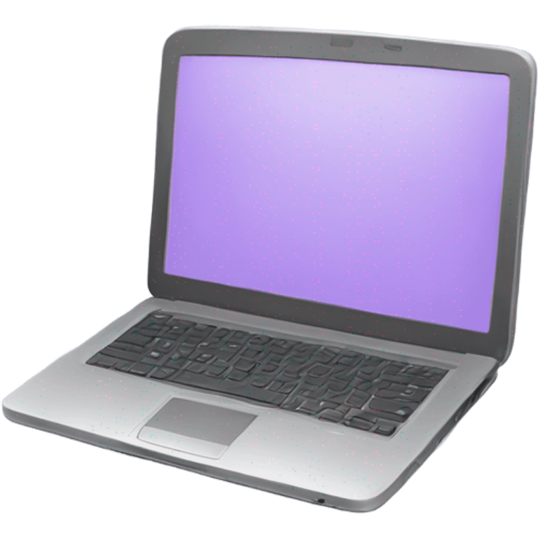 light purple laptop emoji