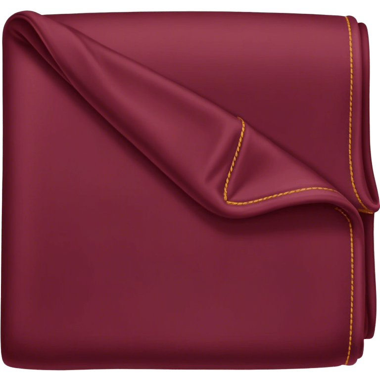  folded blanket Burgundy emoji