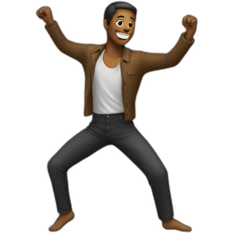 Dancing man emoji