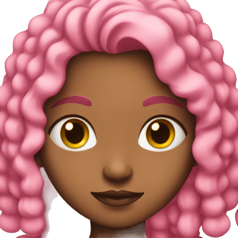 Pink , cute, girl  emoji