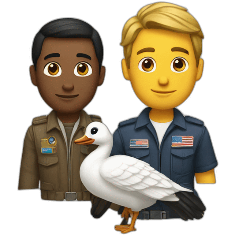 Maverick and Goose emoji