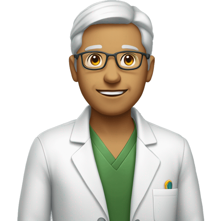 A Health professinal from Amazonas, Brazil in a causal style emoji