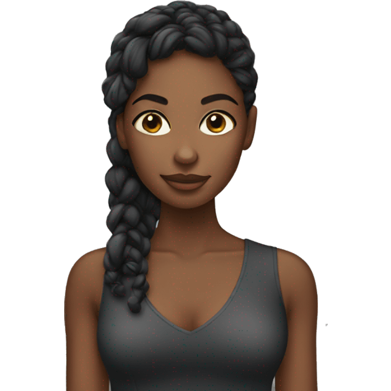 Pretty black woman emoji