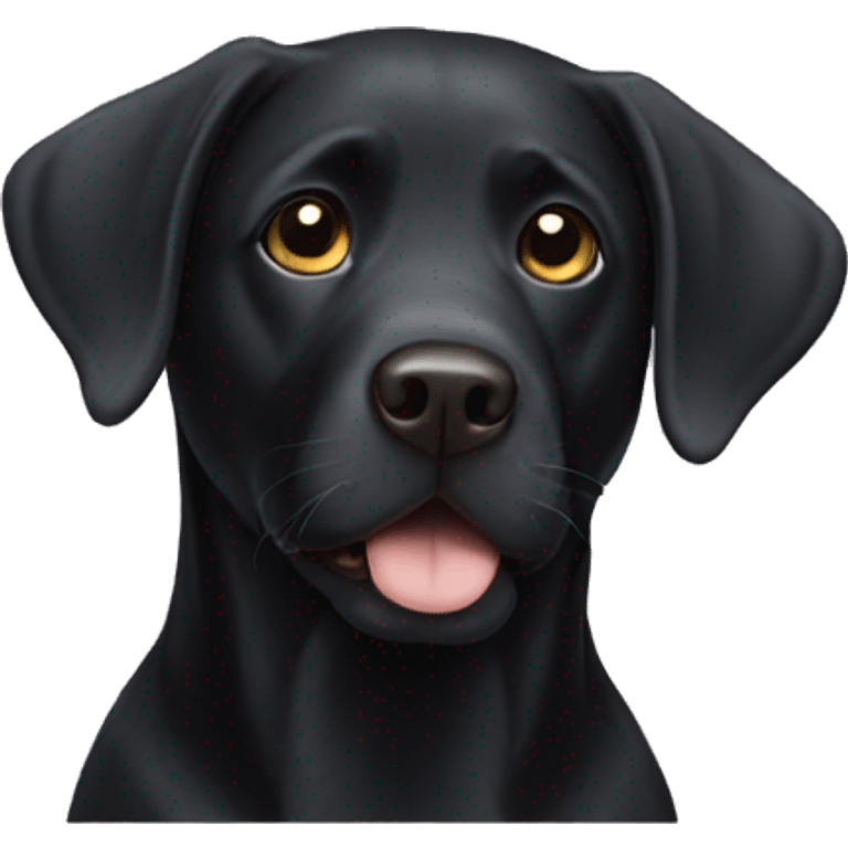 black labrador emoji