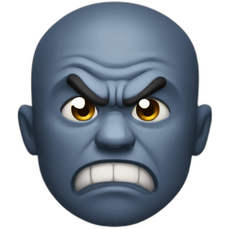 Angry mon emoji