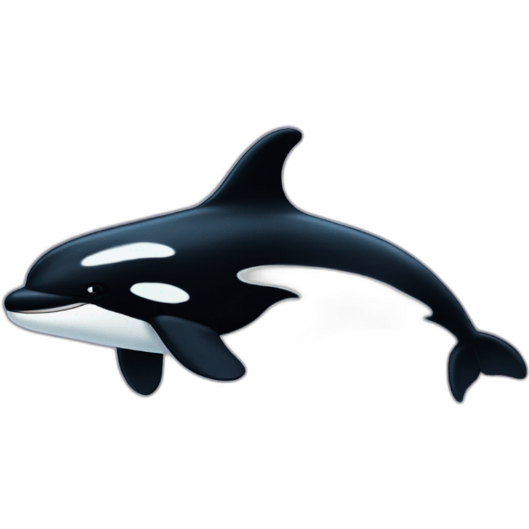 killer whale with air powers emoji