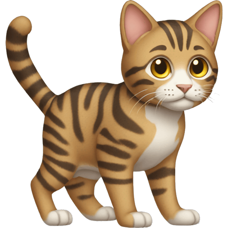 Tabby Cat Full Body emoji