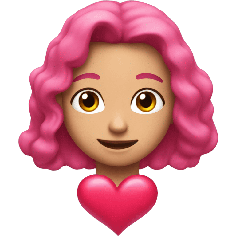 Corazón rosado  emoji