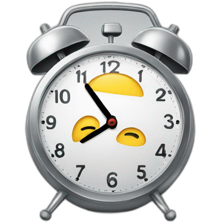 broken alarm clock emoji