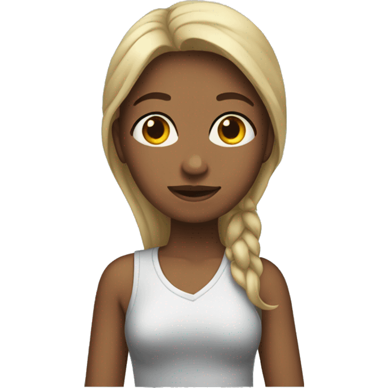 The girl who takes care of herself emoji