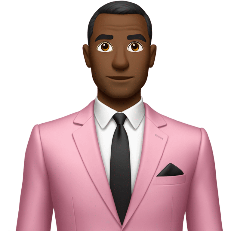 james bond in pink suit emoji