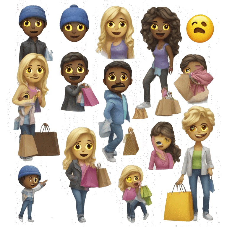 shopping emoji