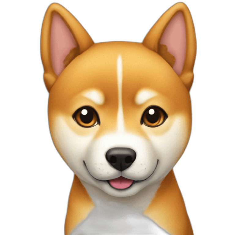 shiba inu and cat are best friends emoji